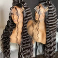 Deep Wave Wigs Human Hair Lace Front Deep Curly Virgin Hair 360 Full Lace Human Hair Wigs for Black Women Hd Lace Front Wigs