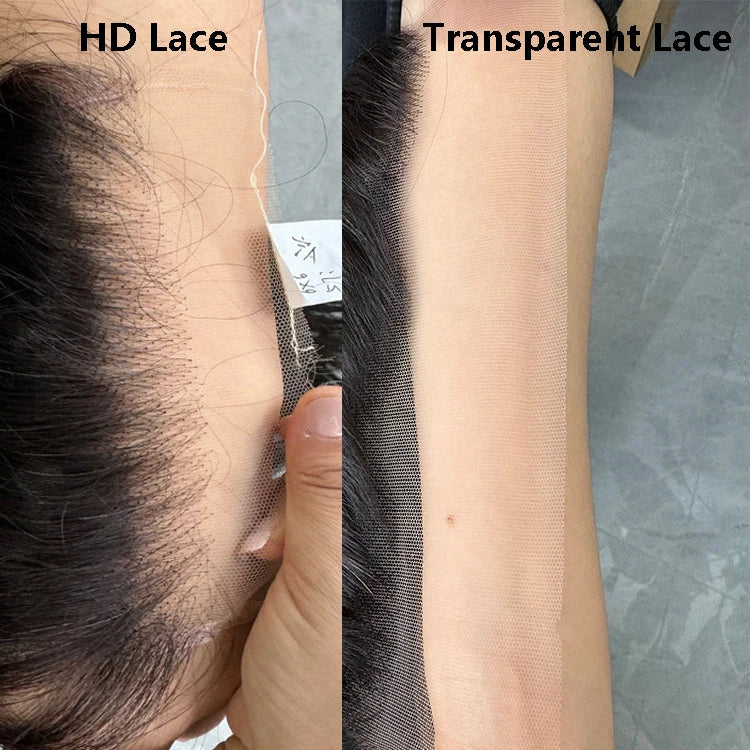 Wholesale Raw Cambodian Hair Straight Double Drown Natural Color Raw Human Hair Wigs 13x4 Transparent HD Lace Wig