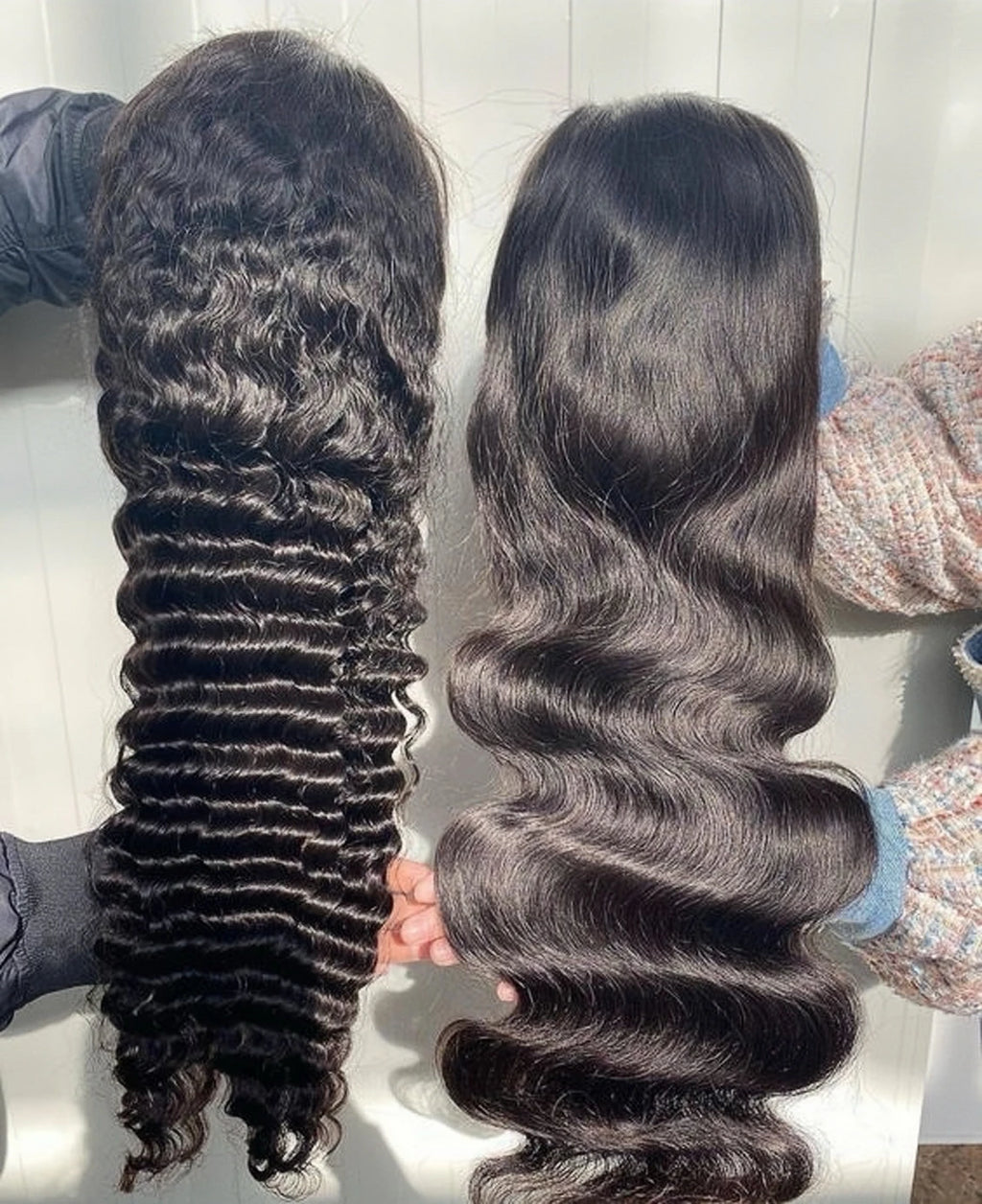 Wholesale 180% HD Lace Front Glueless Deep Wave Wig Original Vietnamese Raw Hair Wig Brazilian Natural Human Hair Wigs for Women