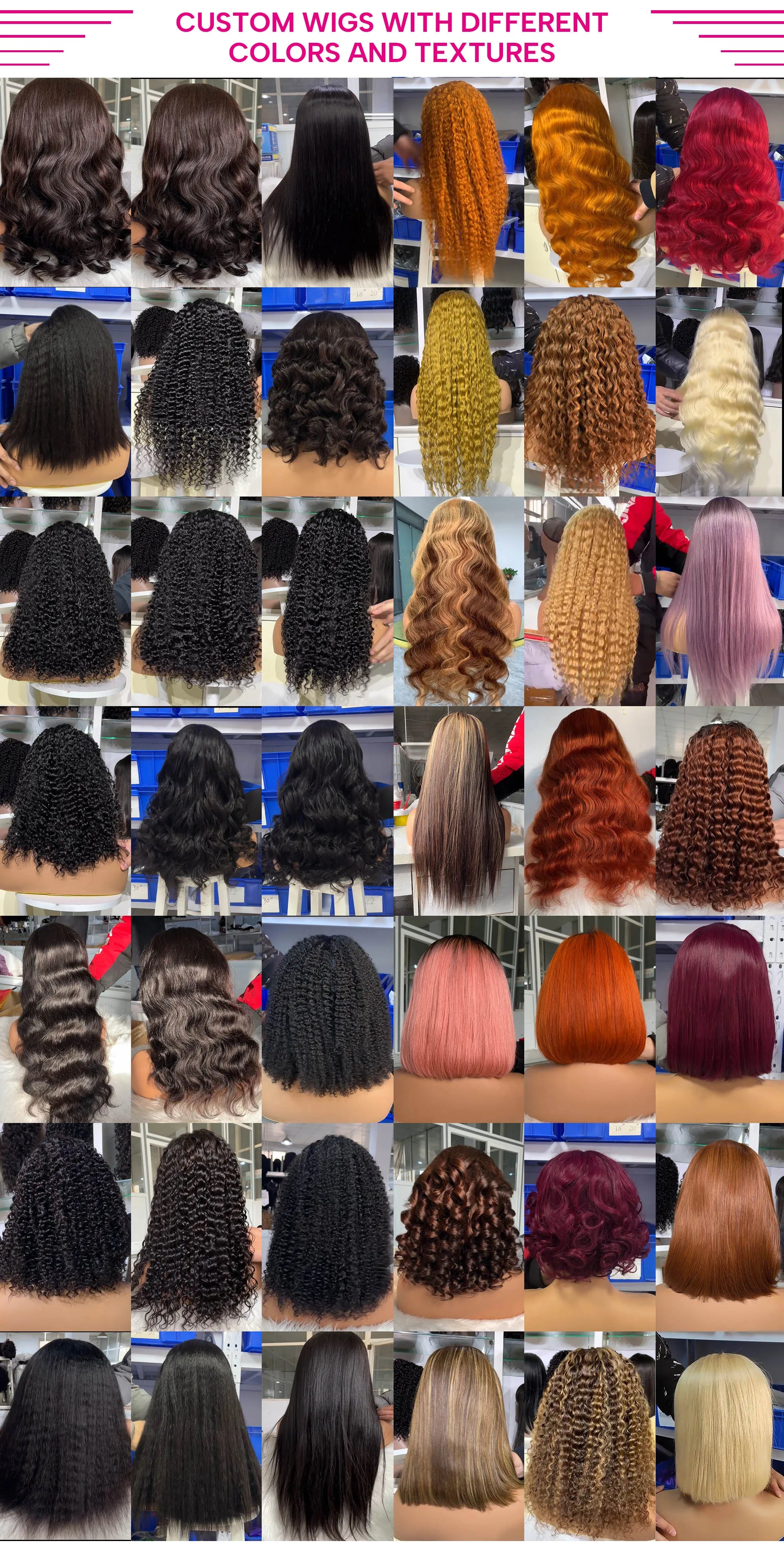Hot Selling Wholesale Colored Human Hair Wigs, HD Lace Front Wig, Ginger Orange Red Wigs Lace Front Human Hair for Black Women