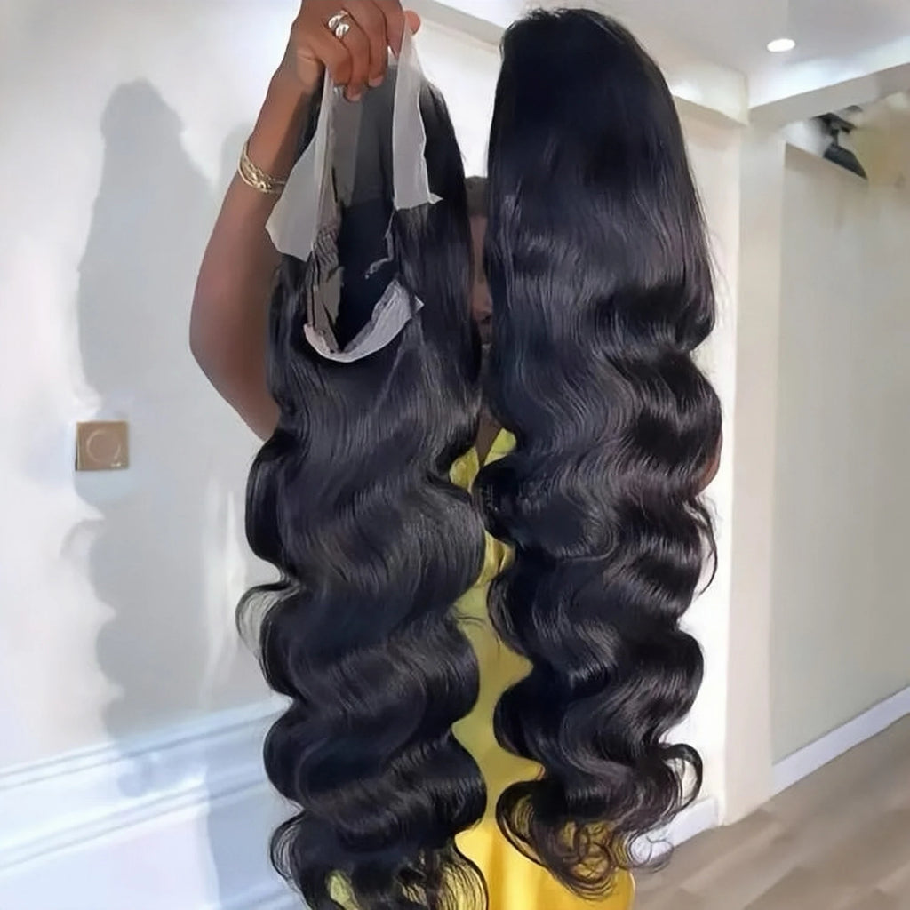 2026 Brazilian Virgin Hair Wigs 180% 13x4 HD Lace Front Burmese Curly Bone Straight Wig Glueless Human Hair Wigs for Black Women