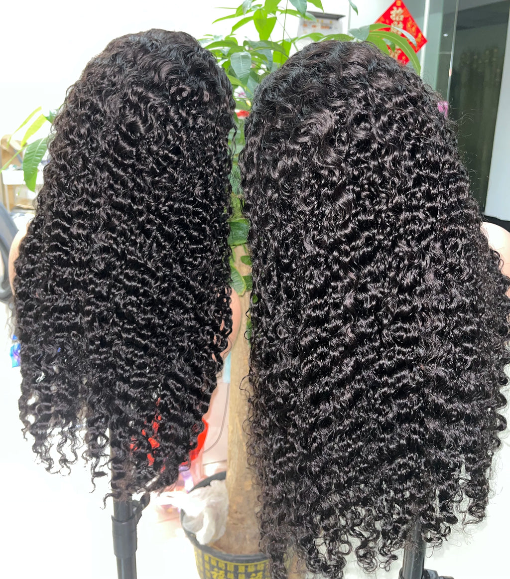 Wholesale 180% HD Lace Front Glueless Deep Wave Wig Original Vietnamese Raw Hair Wig Brazilian Natural Human Hair Wigs for Women