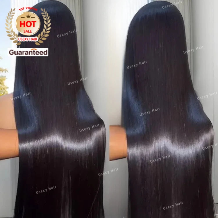 30 Inch Hd Lace Front Wigs Straight Lace Frontal Wigs Pre Plucked Cuticle Aligned 180 Density 13X4 Virgin Indian Human Hair Wigs