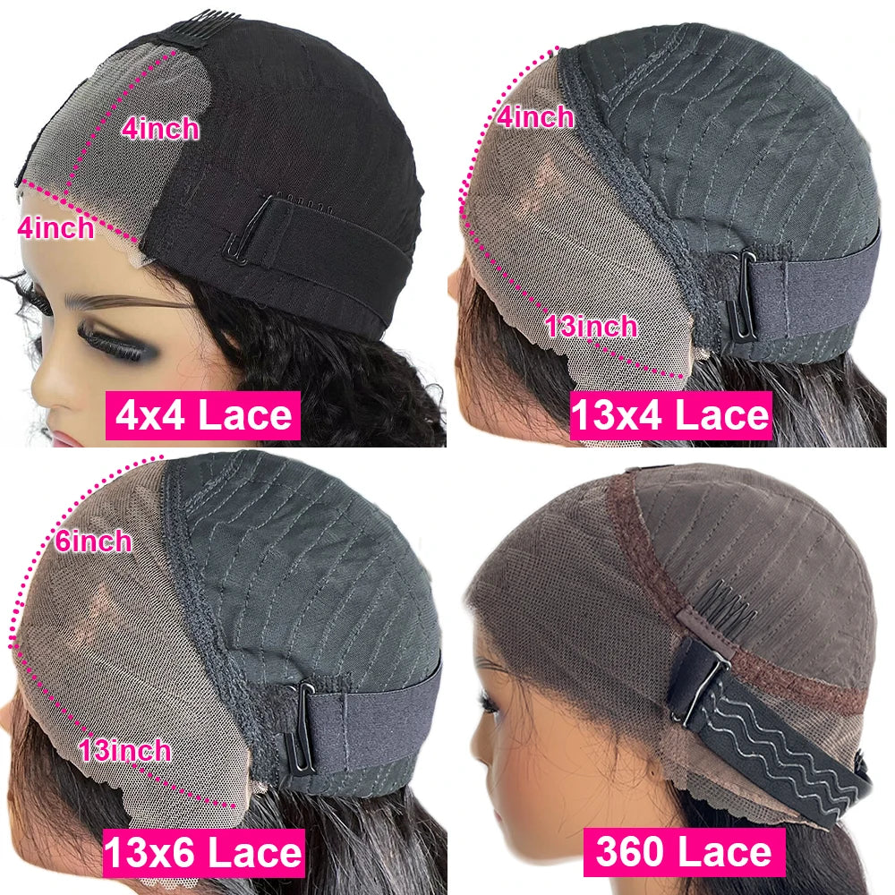 100% Human Hair 400 Density Wear And Go Body Wave Ombre Color Glueless Wigs Human Hair 13x6 HD Lace Frontal Wig Preplucked VLAV