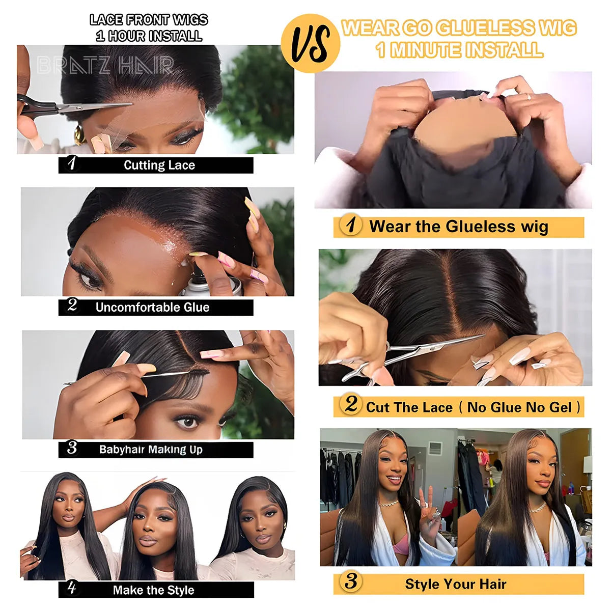 Layered Cut Chocolate Brown 4x4 5x5 Lace Closure Straight Fringe Wigs Human Hair 13x6 13x4 Lace Front Glueless Wigs with Bangs