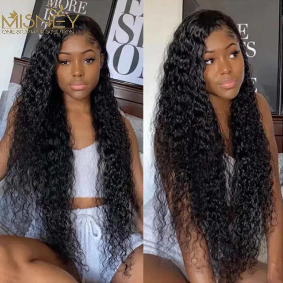 13x4 Lace Frontal Human Hair Wig Wave Wave Lace Frontal Wig 200 Density 13x6 Hd Lace Deep Water Wave Curly Lace Frontal Wigs
