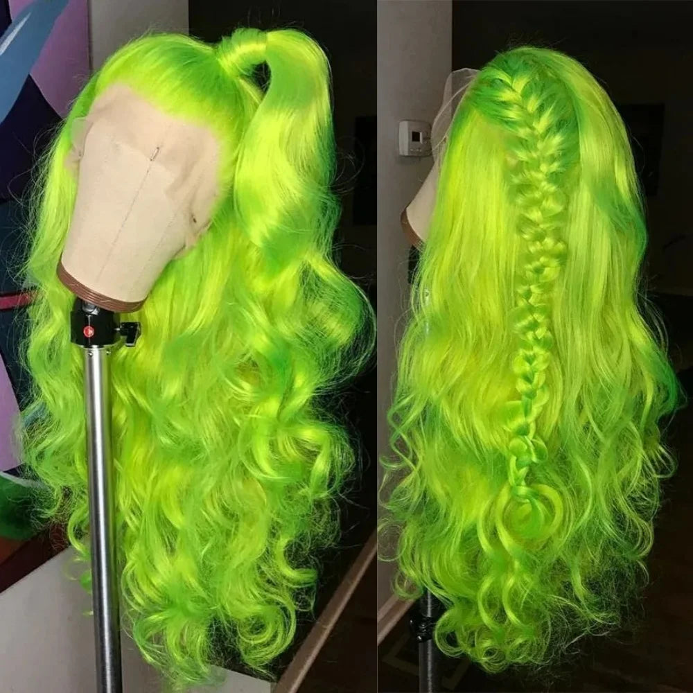 Purple Wig Long Natural Curly Wavy Wig for Women Synthetic Free Part Loose Deep Wave 13X4 Colored Wigs for Daily Party Cosplay
