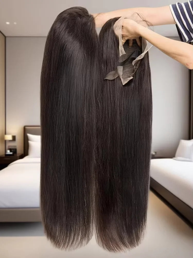 100% Human Hair Vietanamese Bone Straight Wigs 300 Density 13x6 Hd Lace Front Human Hair Wigs Glueless Wigs Human Hair No Glue