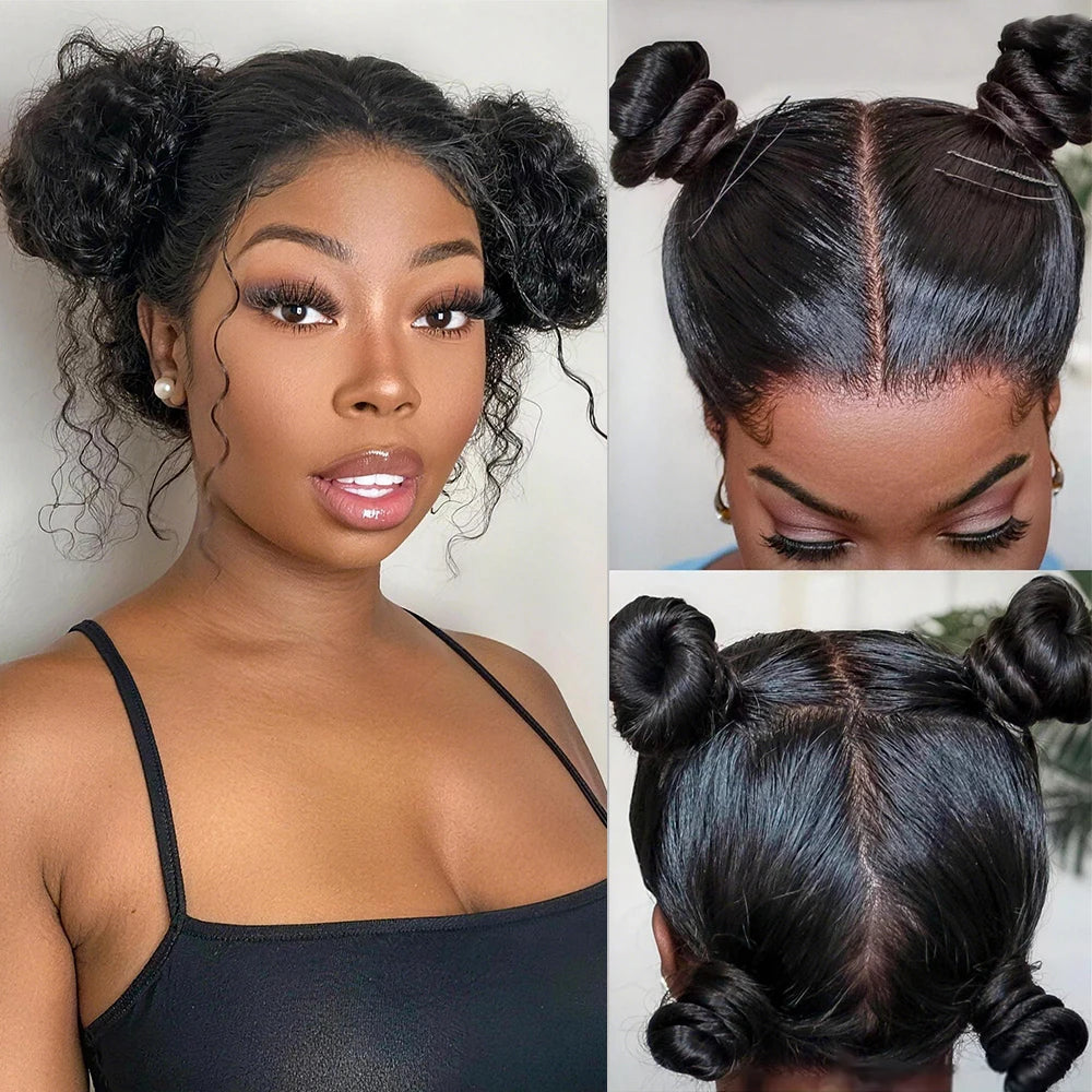 Straight Hiar 360 Full Lace Wig Human Hair 180% Density Pre Plucked Long 360 Lace Frontal Wigs Brazilian Hair 30 Inch