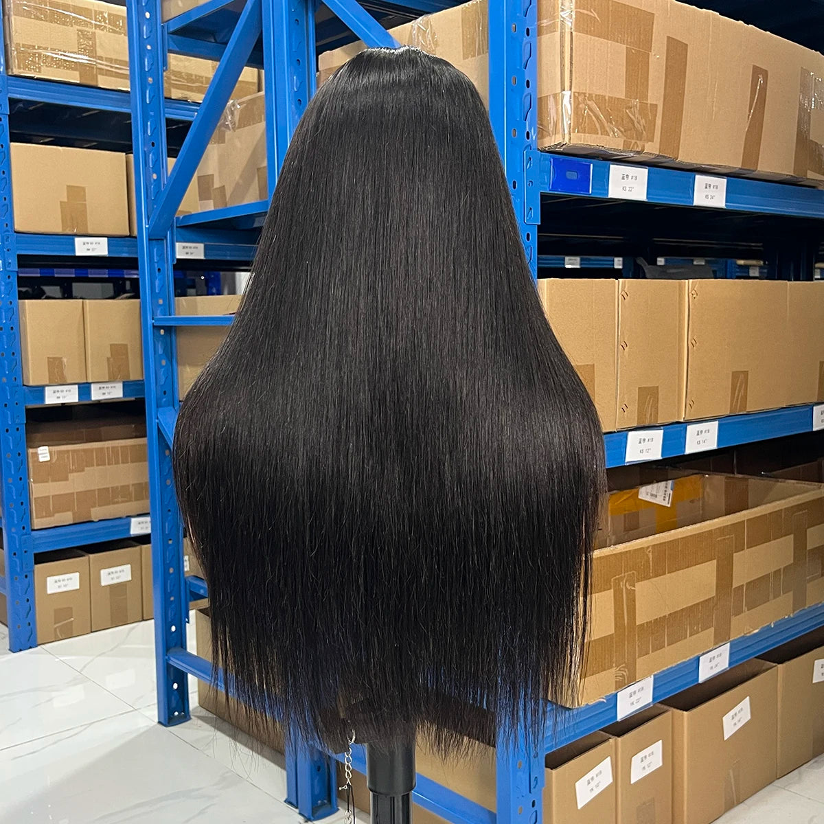 200 Density Silky Straight Glueless Wig 100% Human Hair Ready To Wear 13x4 HD Transparent Lace Closure Wig Pre Plucked